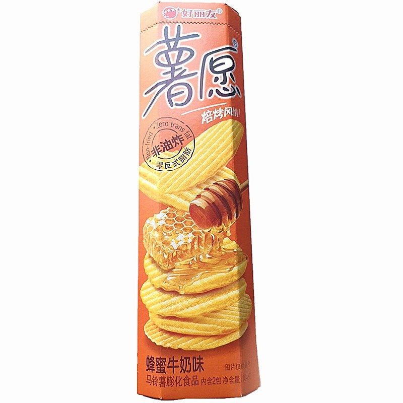m104g好丽友薯愿蜂蜜牛奶味