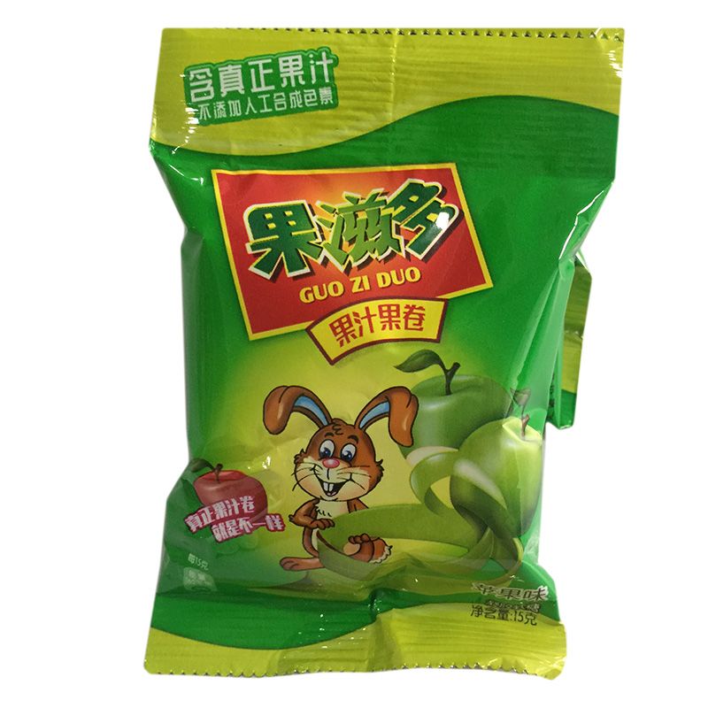 13克30包果滋多果汁果卷苹果味